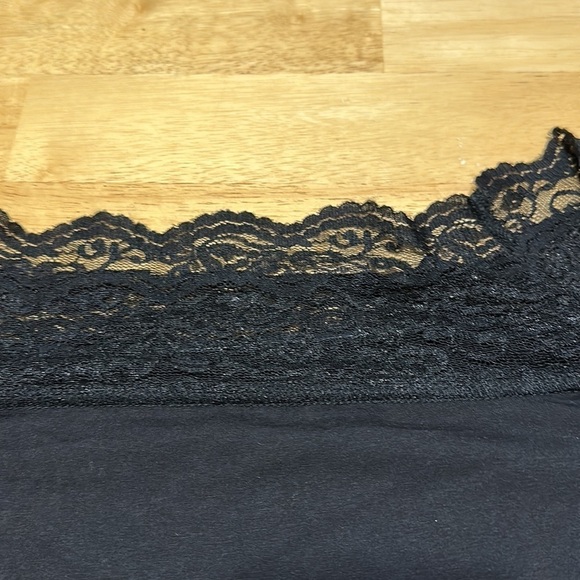 Decree top women’s large black lace collar cute fashion t-shirt - Picture 3 of 5